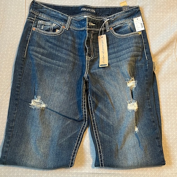 Women’s Maurices Brand Boyfriend Jeans - Picture 1 of 3